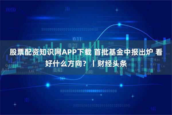 股票配资知识网APP下载 首批基金中报出炉 看好什么方向？丨财经头条