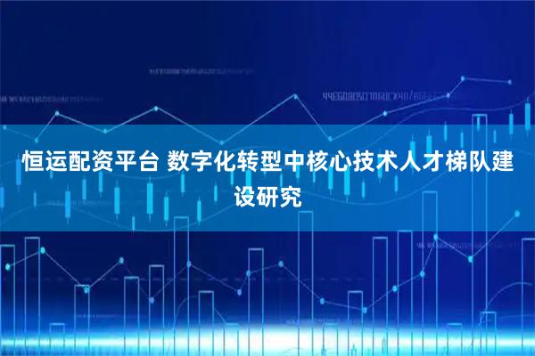恒运配资平台 数字化转型中核心技术人才梯队建设研究